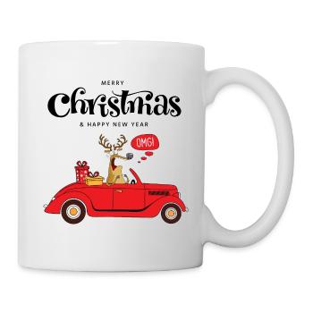 Reh und geschenke - Tasse - Weiß - Rechts