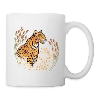 panthère - Mug blanc - blanc - Droite