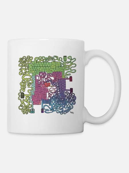 The key to my heart - Tasse - Weiß