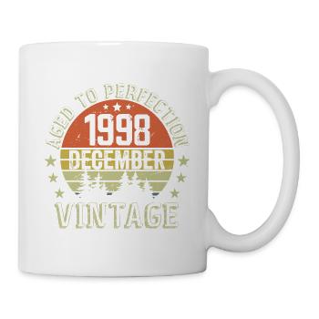Retro Birthday Gift - Born In December 1998 - Mug - white - Right