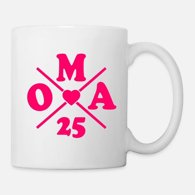 Oma 2025 - Tasse - Weiß