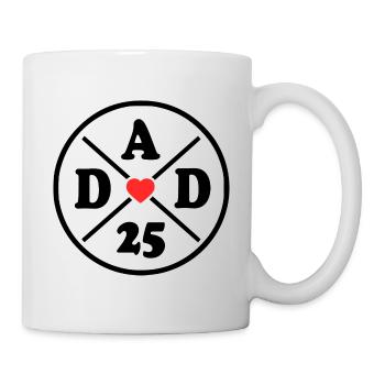 Dad 2025 - Tasse - Weiß - Rechts