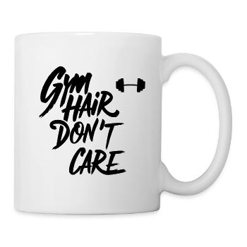 La coiffure fitness n’a pas d’importance - Mug blanc - blanc - Droite