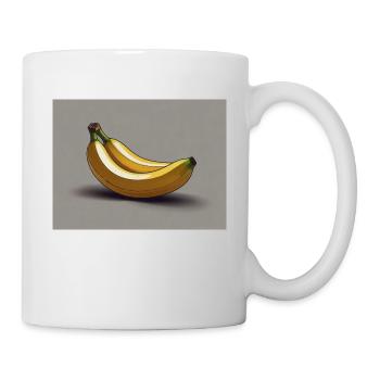 Bananen Banane - Tasse - Weiß - Rechts