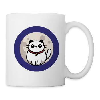 The Cat on The Moon - Mug - white - Right