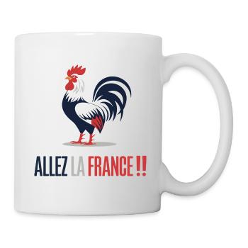Allez La France Design Supporter Sportif football - Mug blanc - blanc - Droite