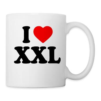 I love xxl - Tasse - Weiß - Rechts