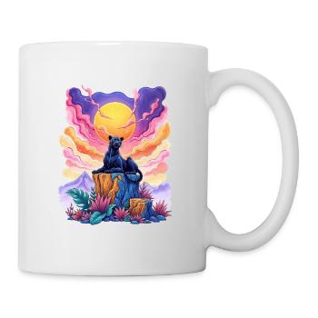 Panther on top - Mug - white - Right