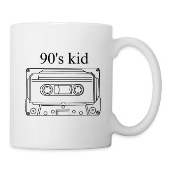 Enfant des années 90 - Mug blanc - blanc - Droite