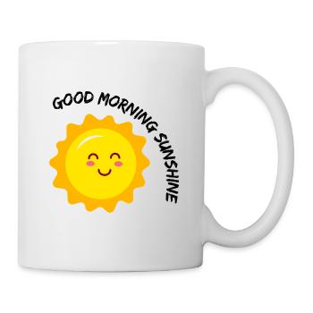 Guten Morgen Sonnenschein - Tasse - Weiß - Rechts