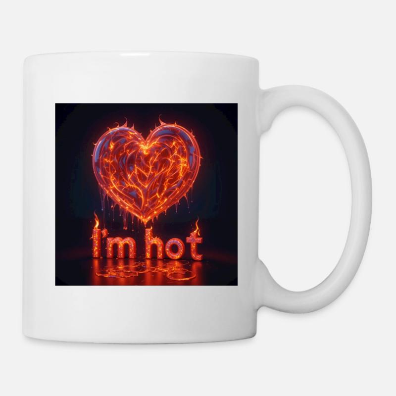 i mhotHerz - Tasse - Weiß
