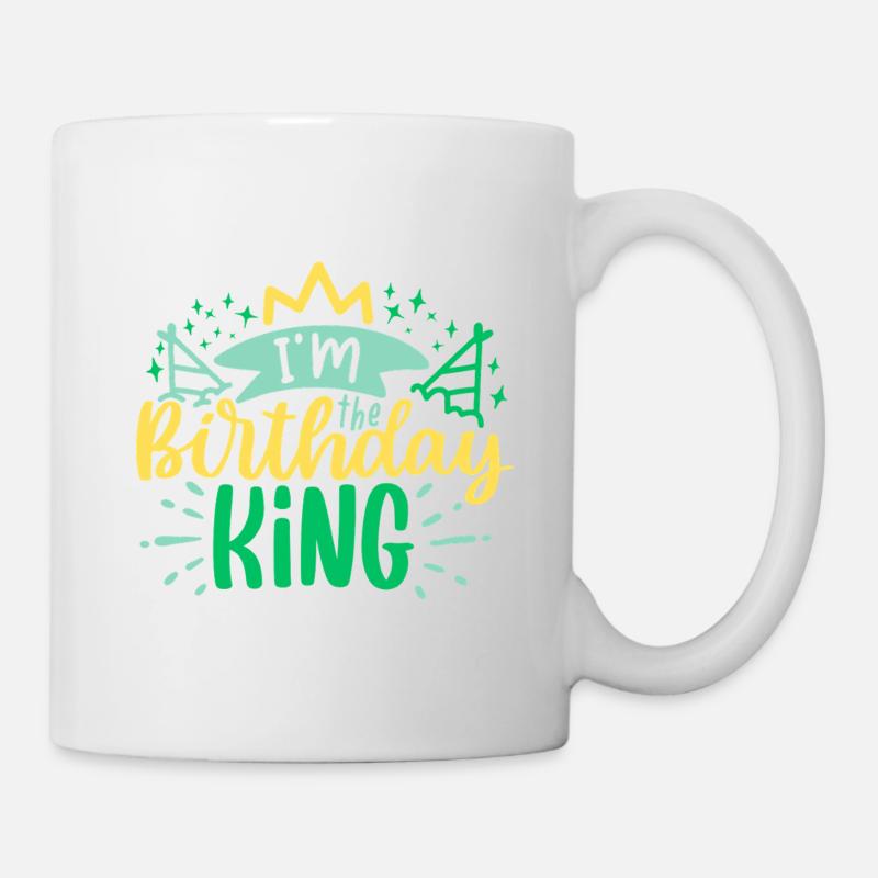 I'm the Birthday KING - Tasse - Weiß