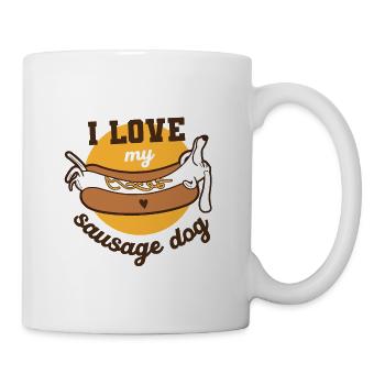 Ilovemysausagehotdog - Tasse - Weiß - Rechts