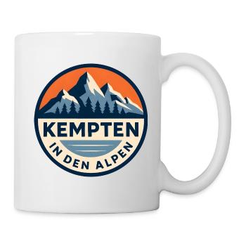 Kempten in den Alpen - Tasse - Weiß - Rechts