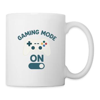 Gaming Mode On - jetzt wird gespielt - Tasse - Weiß - Rechts