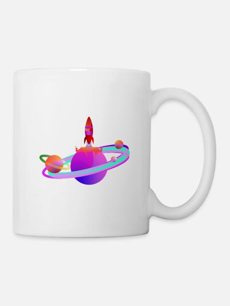 Schläger - Tasse - Weiß