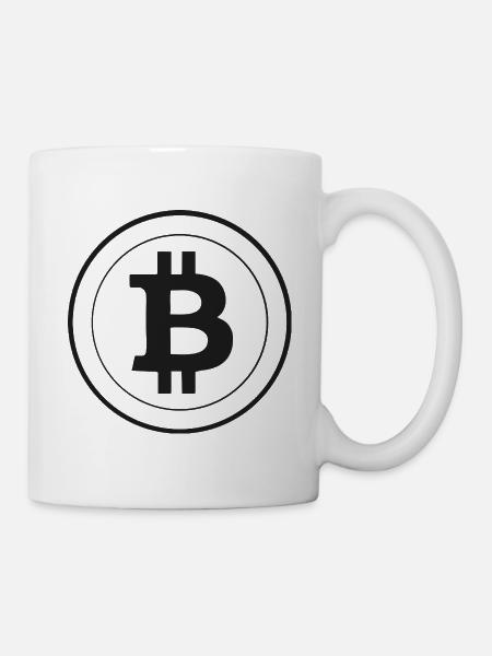 Bitcoin Shirt - Bitcoin Logo - Bitcoin Merchandise - Tasse - Weiß