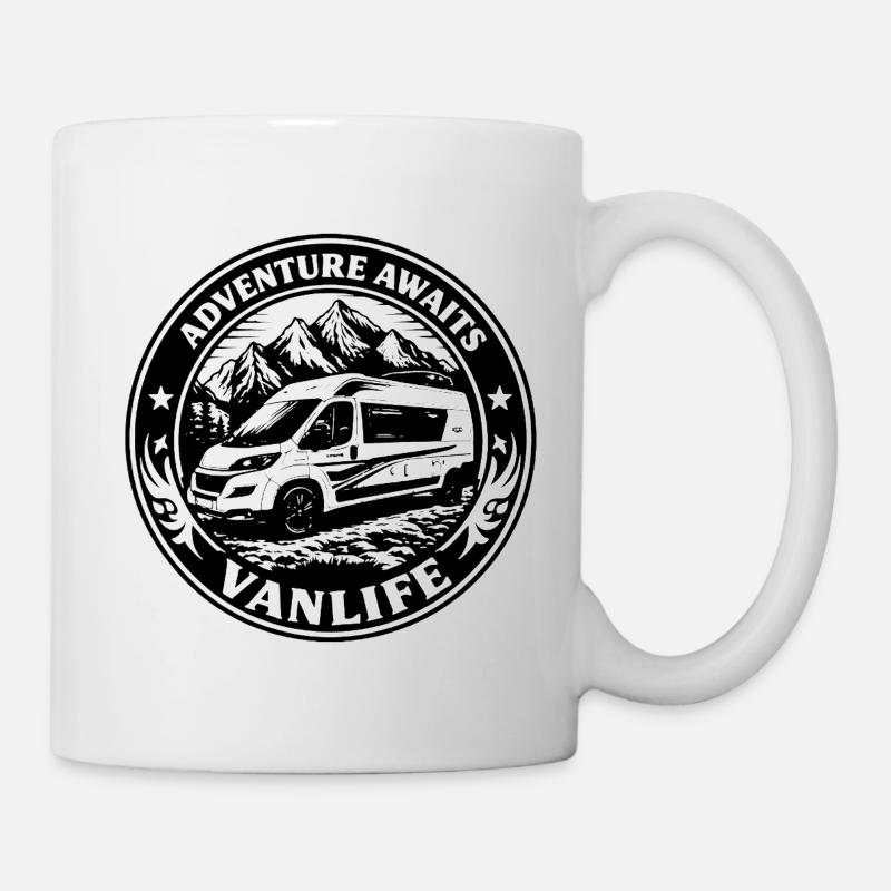 Vanlife - Mug blanc - blanc