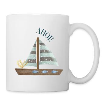 Segeltraum Pastellmeer - Tasse - Weiß - Rechts