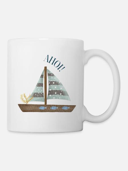 Segeltraum Pastellmeer - Tasse - Weiß