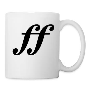 fortissimo - Mug blanc - blanc - Droite