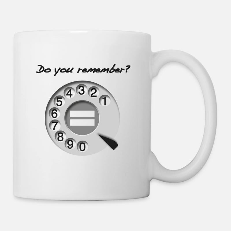 Waehlscheibe - Tasse - Weiß
