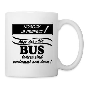 Busfahrer Bus Omnibus Kraftfahrer Schulbus (25) - Tasse - Weiß - Rechts