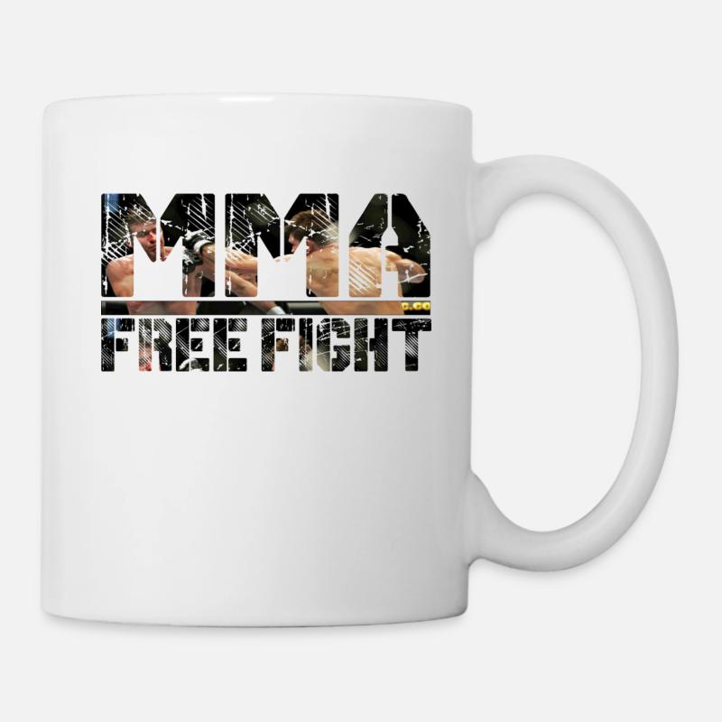 MMA FREE FIGHT - Mug blanc - blanc