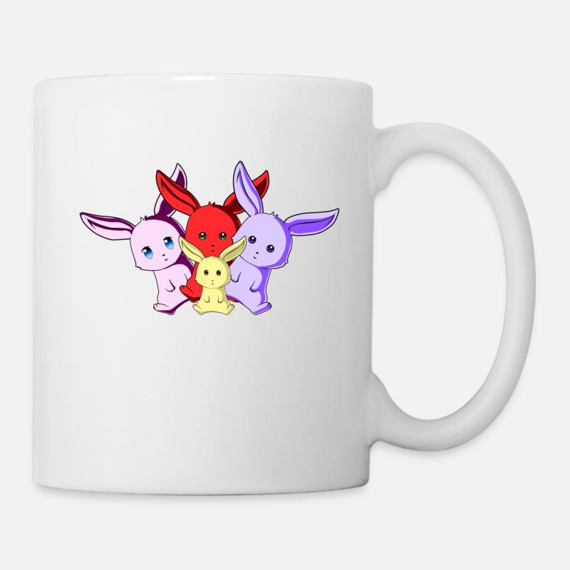 Häschen-Team - Tasse - Weiß
