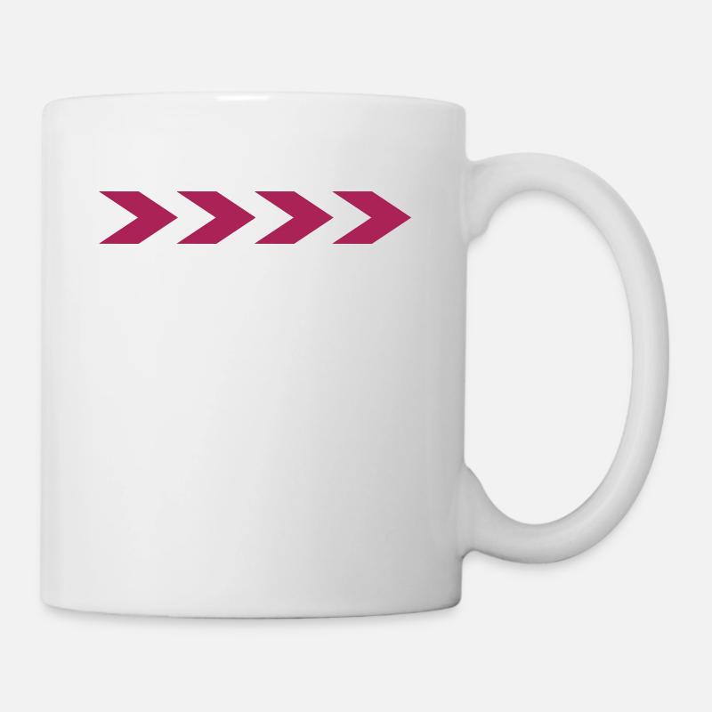 rasend schnell - Tasse - Weiß