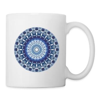 MANDALA. YOGA MEDITATION BUDDHA GIFT OM - Mug - white - Right