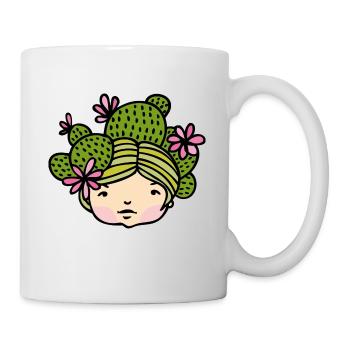 Kaktusse - Tasse - Weiß - Rechts