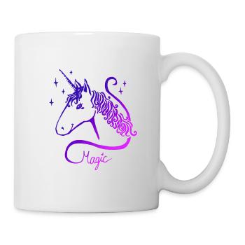 Purple unicorn - Mug - white - Right