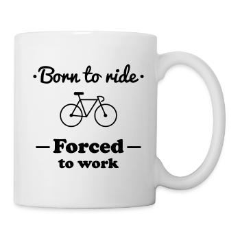 Born to ride,Fahrrad,radsport - Tasse - Weiß - Rechts