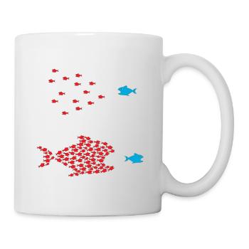 Einigkeit macht stark - Tasse - Weiß - Rechts