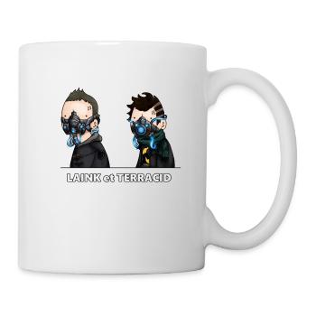 Laink und Terracid: das Duo des Schocks - Tasse - Weiß - Rechts