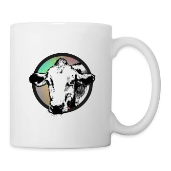 Kuh - Tasse - Weiß - Rechts