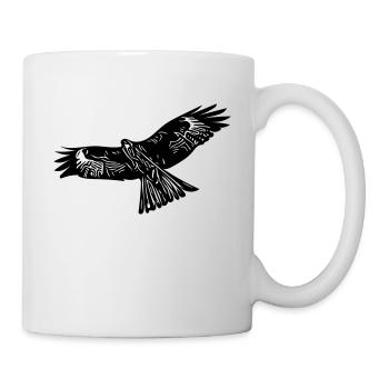 Adler - Tasse - Weiß - Rechts