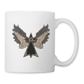 bretonische hermine Flügel bretonisch bzh Symbol breizh br - Tasse - Weiß - Rechts