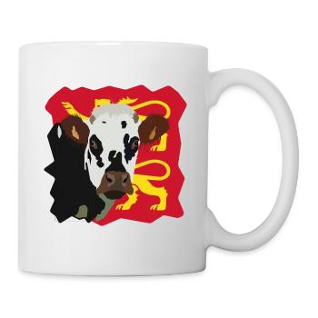 Norman cow - Mug - white - Right