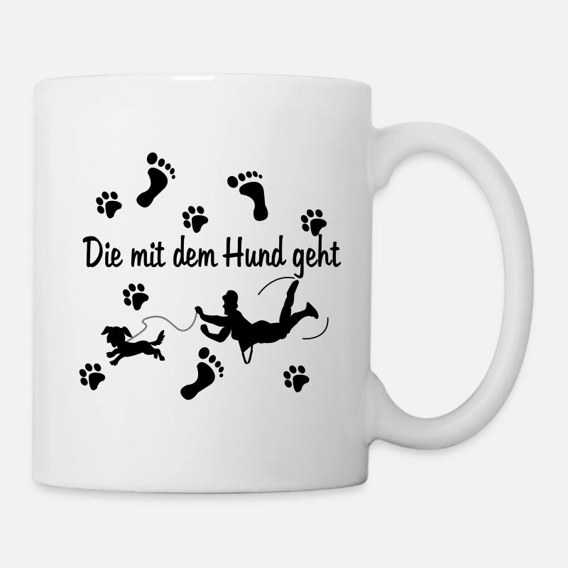 The dog goes! - Mug - white