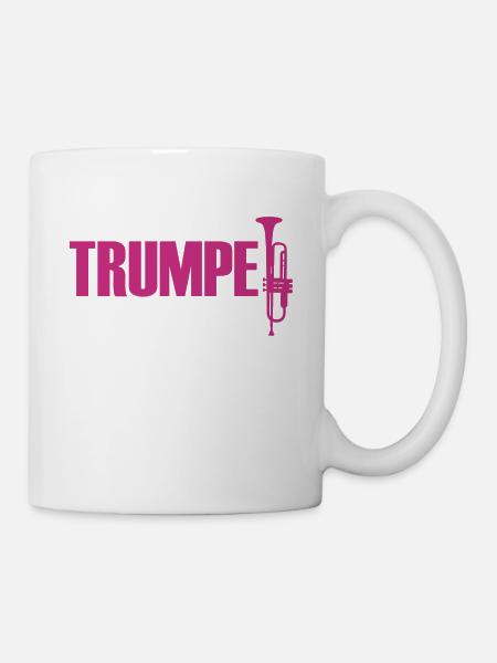 trumpet - Tasse - Weiß