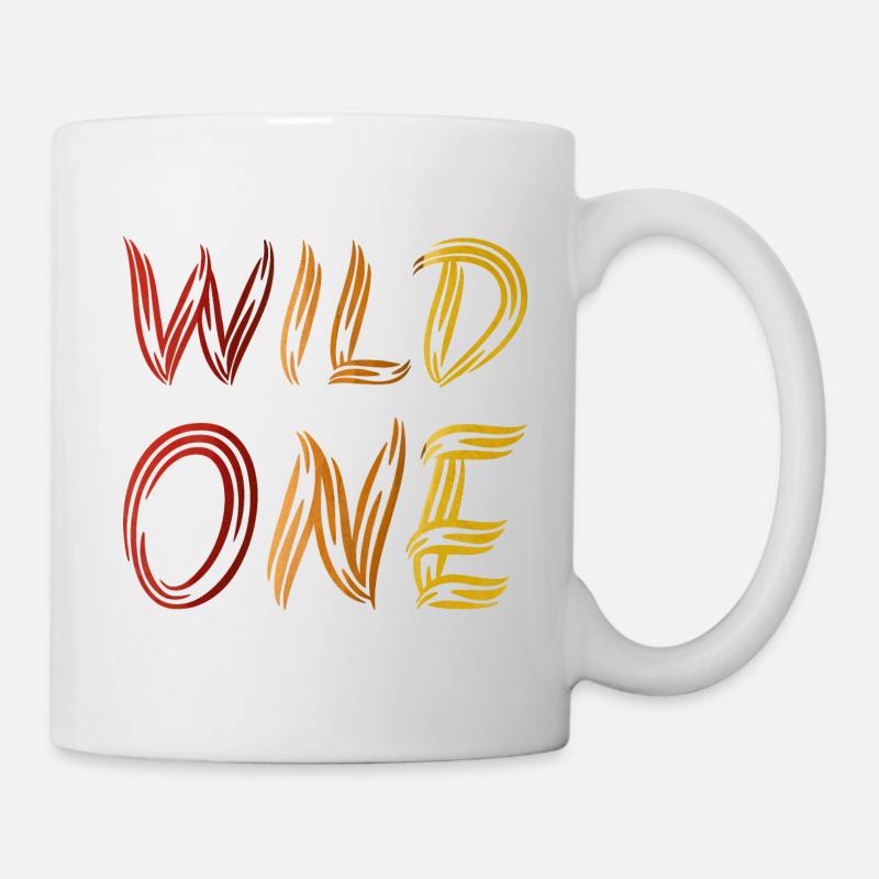 Wild One - Sonnenfarben Lifestyle - Tasse - Weiß