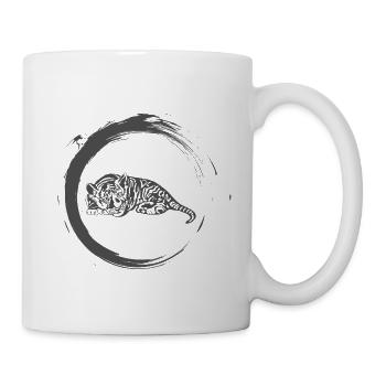 Tiger - Tasse - Weiß - Rechts