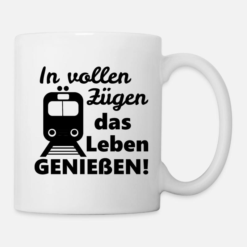 In vollen Zügen - Tasse - Weiß
