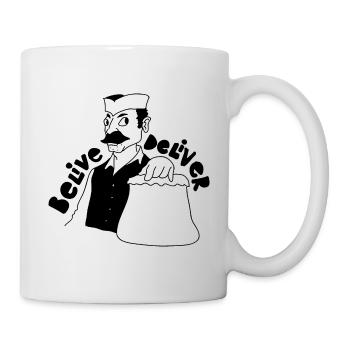 BELIVE DELIVER - Mug - white - Right