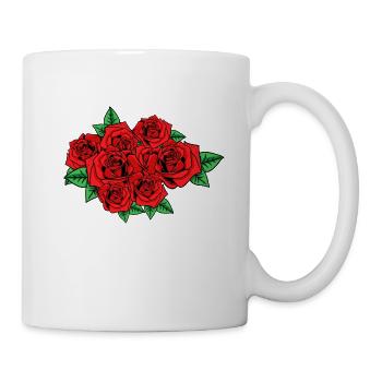 Roses Love Valentine's Day Mother's Day Flowers Love - Mug - white - Right