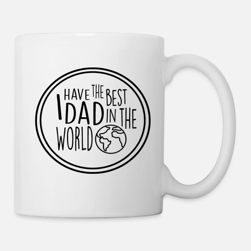 Best Dad, dad, dad - Mug - white