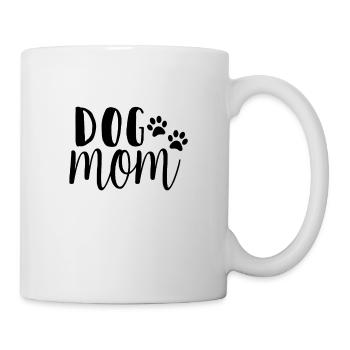 dog mom - Tasse - Weiß - Rechts