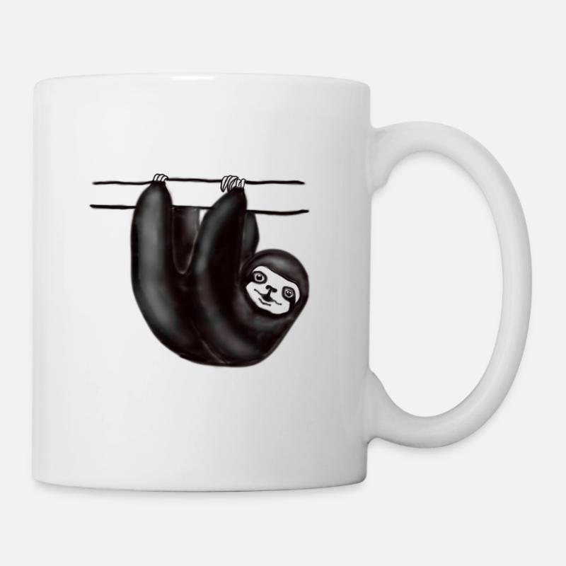 Faultier - Tasse - Weiß